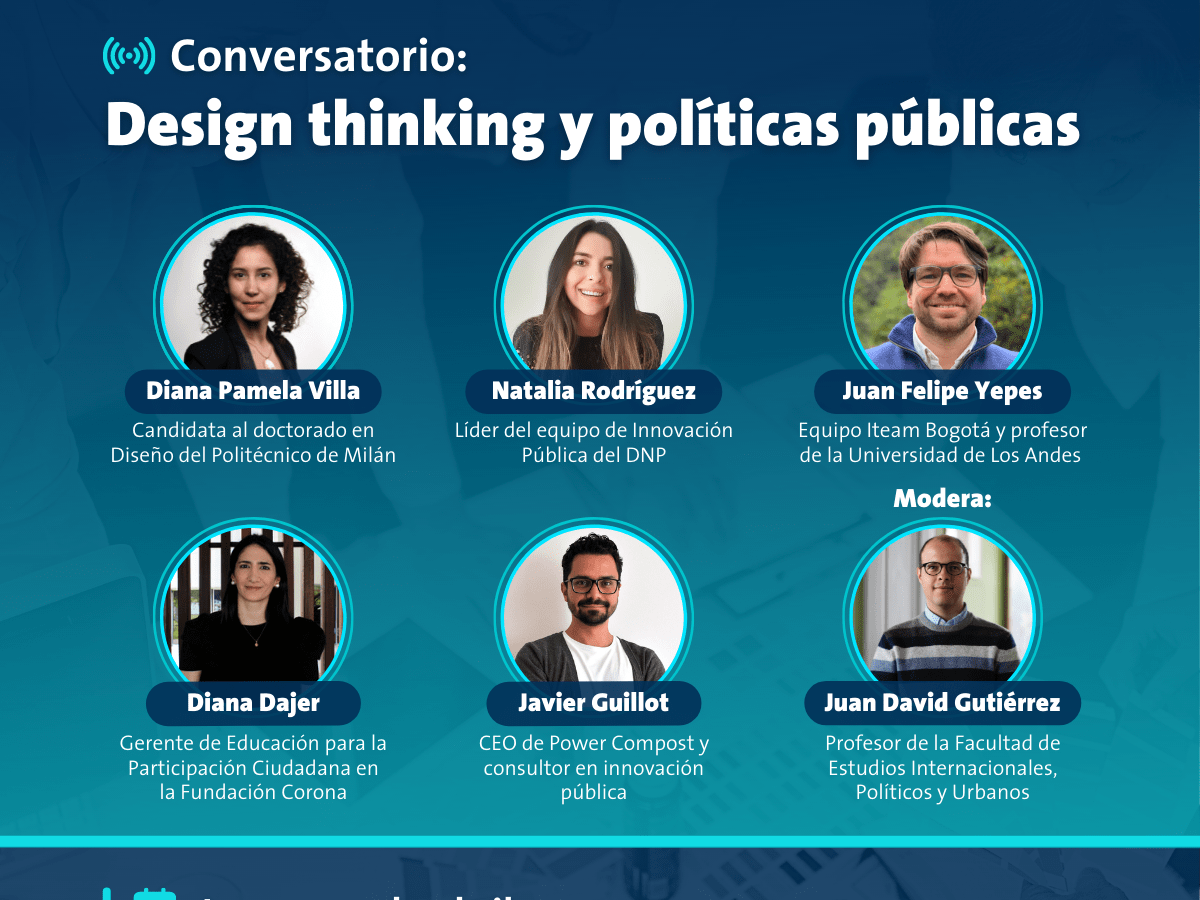 Conversatorio: «Design thinking y políticas públicas» (7 de&nbsp;abril)