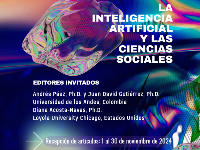 Convocatoria de artículos “La inteligencia artificial y las ciencias sociales” (RES, Scopus&nbsp;Q1)